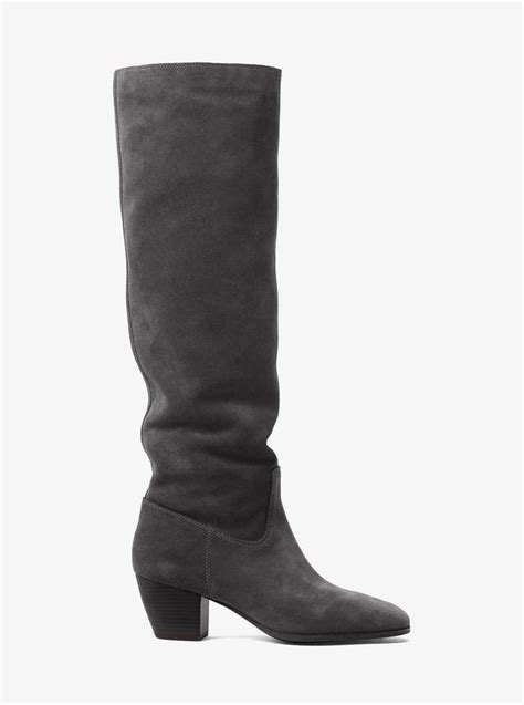 michael kors avery suede boot black|Michael kors black suede avery boot + FREE SHIPPING.